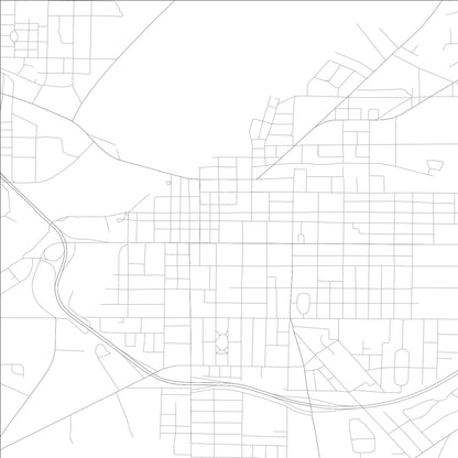 ROAD MAP OF BAINBRIDGE, GEORGIA BY MAPBAKES