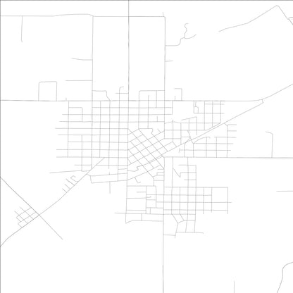 ROAD MAP OF BICKNELL, INDIANA BY MAPBAKES