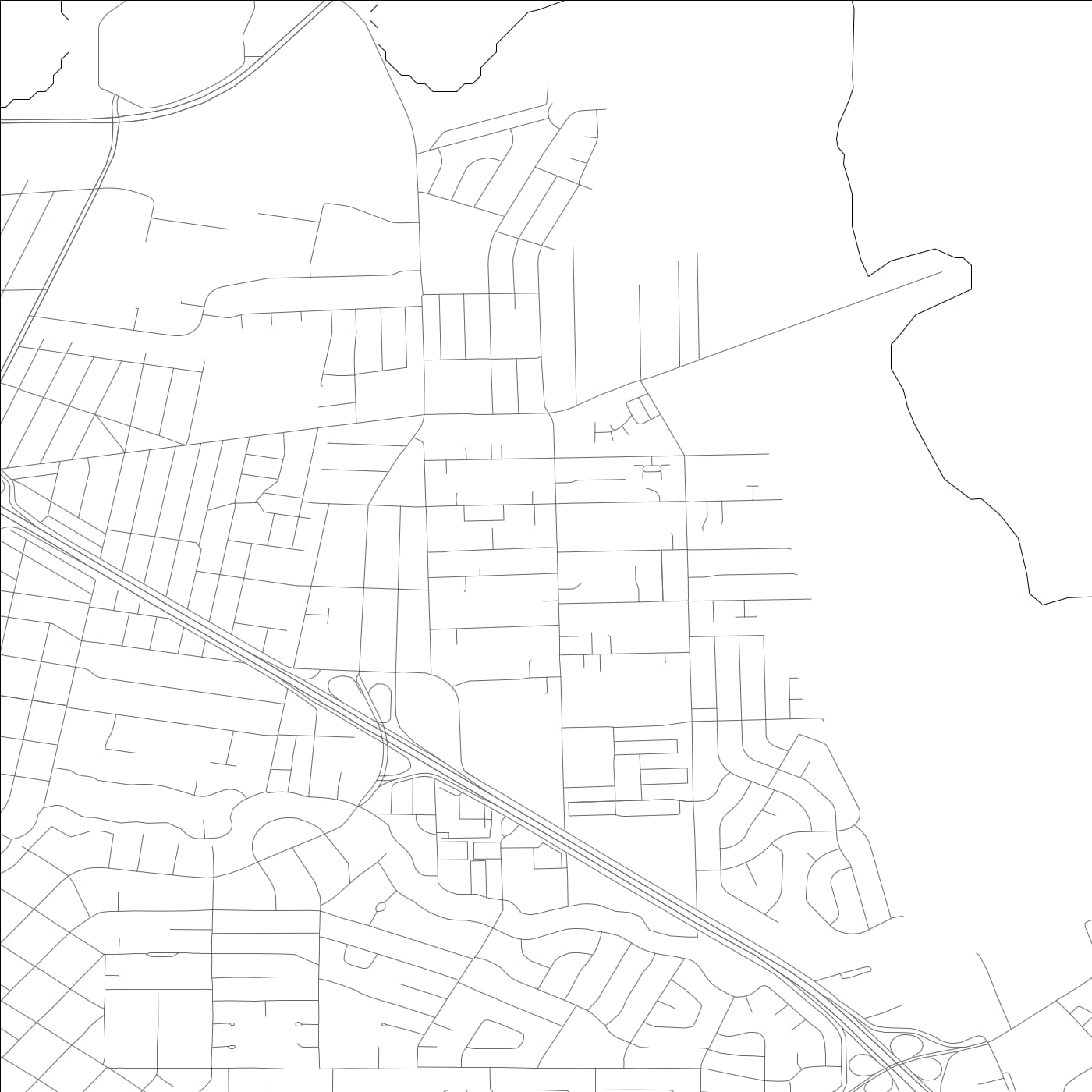 ROAD MAP OF EAST PALO ALTO, CALIFORNIA BY MAPBAKES