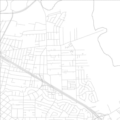 ROAD MAP OF EAST PALO ALTO, CALIFORNIA BY MAPBAKES