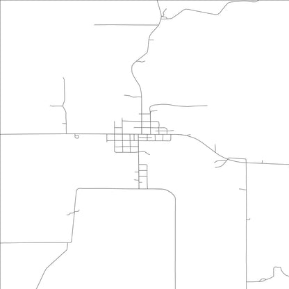 ROAD MAP OF GREENCASTLE, MISSOURI BY MAPBAKES