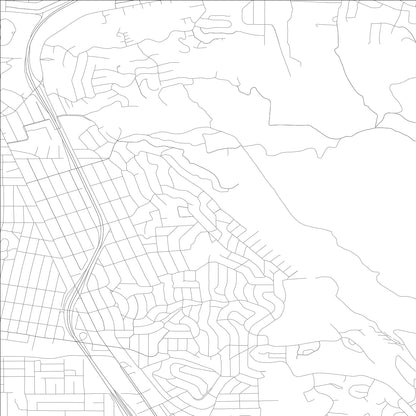 ROAD MAP OF EAST RICHMOND HEIGHTS, CALIFORNIA BY MAPBAKES