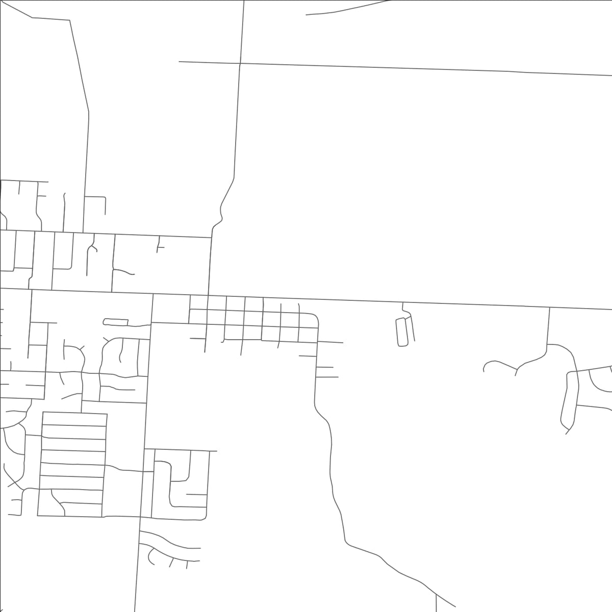 ROAD MAP OF GREENWOOD, MISSOURI BY MAPBAKES