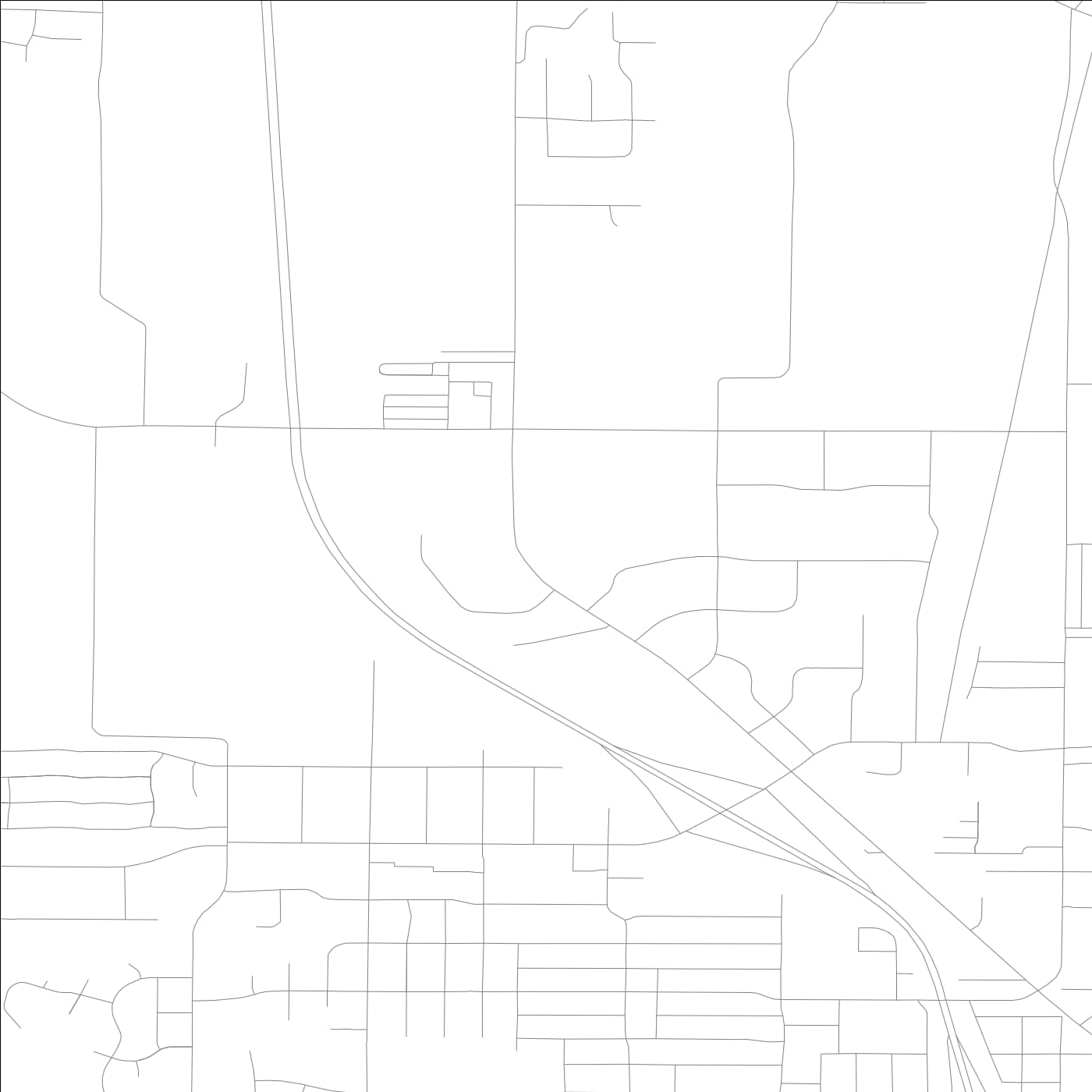 ROAD MAP OF HIAWATHA, LOWA BY MAPBAKES