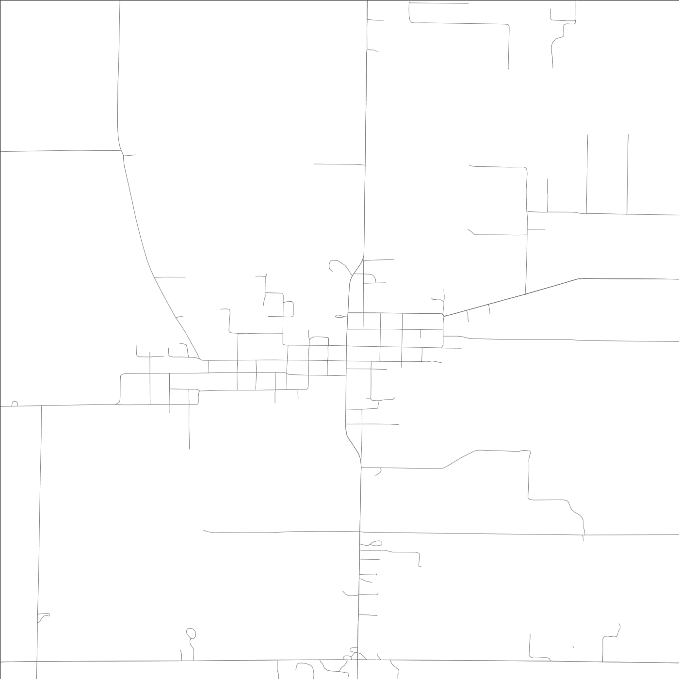 ROAD MAP OF ENFIELD, ILLINOIS BY MAPBAKES