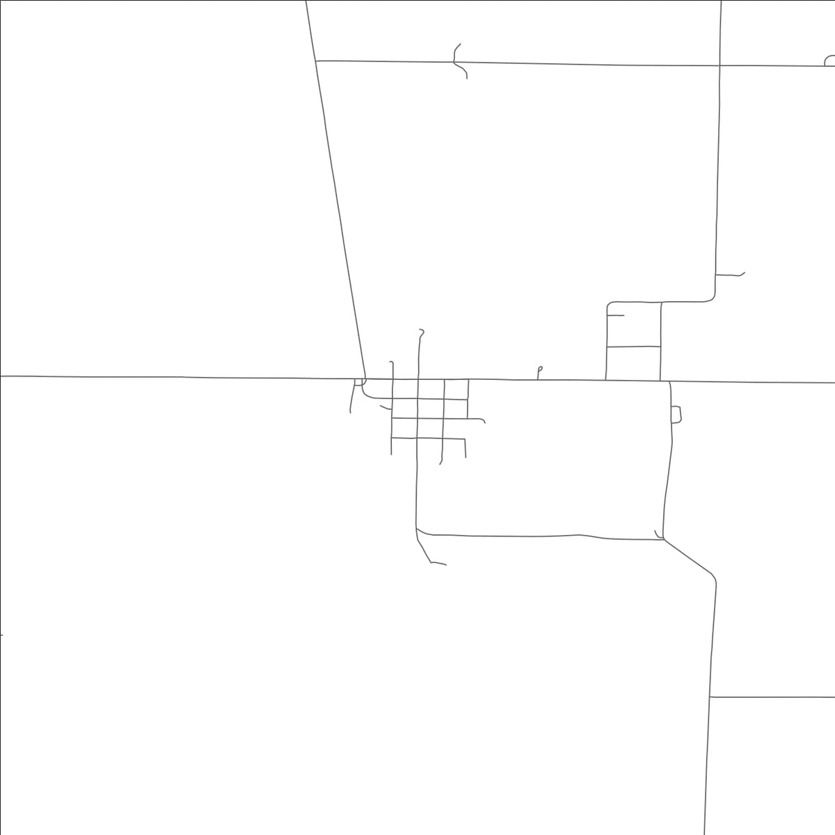 ROAD MAP OF GUILFORD, MISSOURI BY MAPBAKES