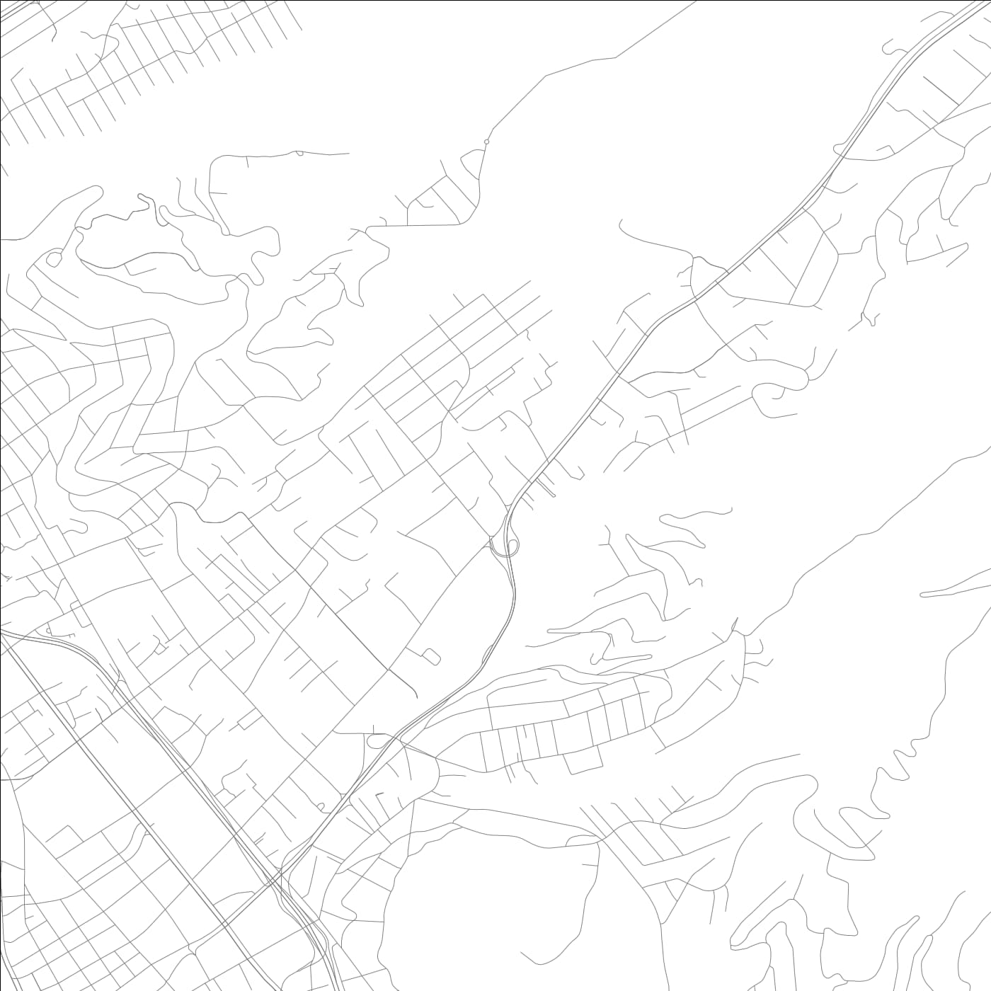 ROAD MAP OF HONOLULU, HAWAII BY MAPBAKES