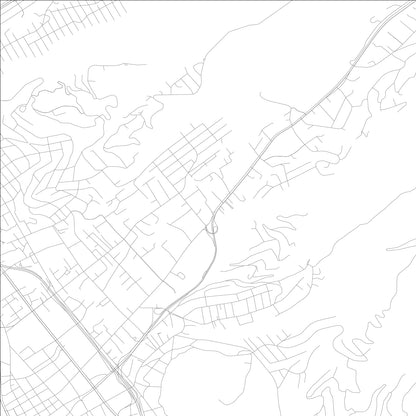 ROAD MAP OF HONOLULU, HAWAII BY MAPBAKES