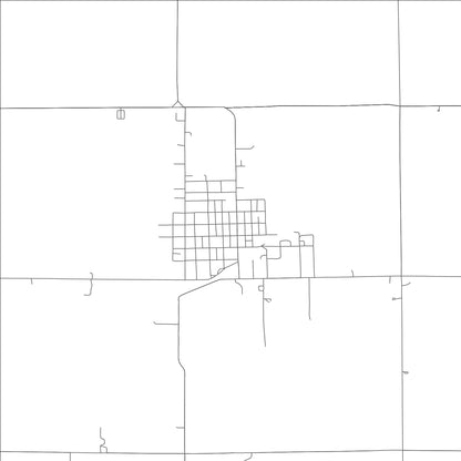 ROAD MAP OF HALE, MISSOURI BY MAPBAKES