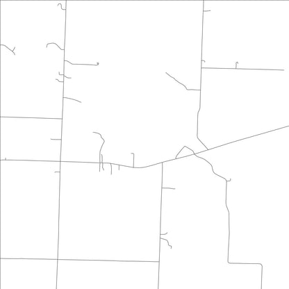 ROAD MAP OF HALFWAY, MISSOURI BY MAPBAKES
