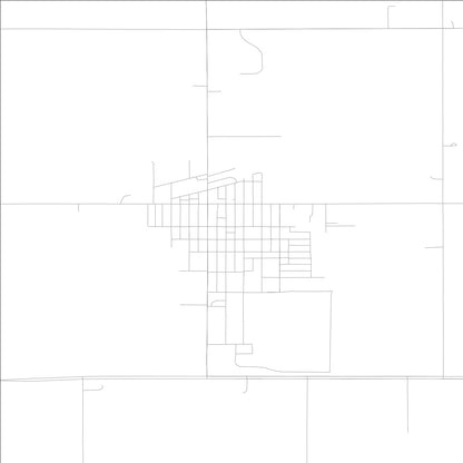 ROAD MAP OF HOLSTEIN, LOWA BY MAPBAKES