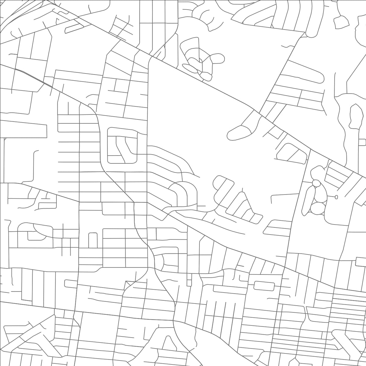 ROAD MAP OF HANLEY HILLS, MISSOURI BY MAPBAKES