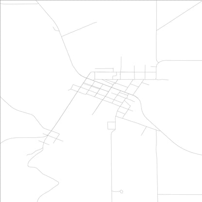 ROAD MAP OF HOPKINTON, LOWA BY MAPBAKES