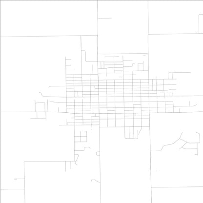 ROAD MAP OF FAIRBURY, ILLINOIS BY MAPBAKES