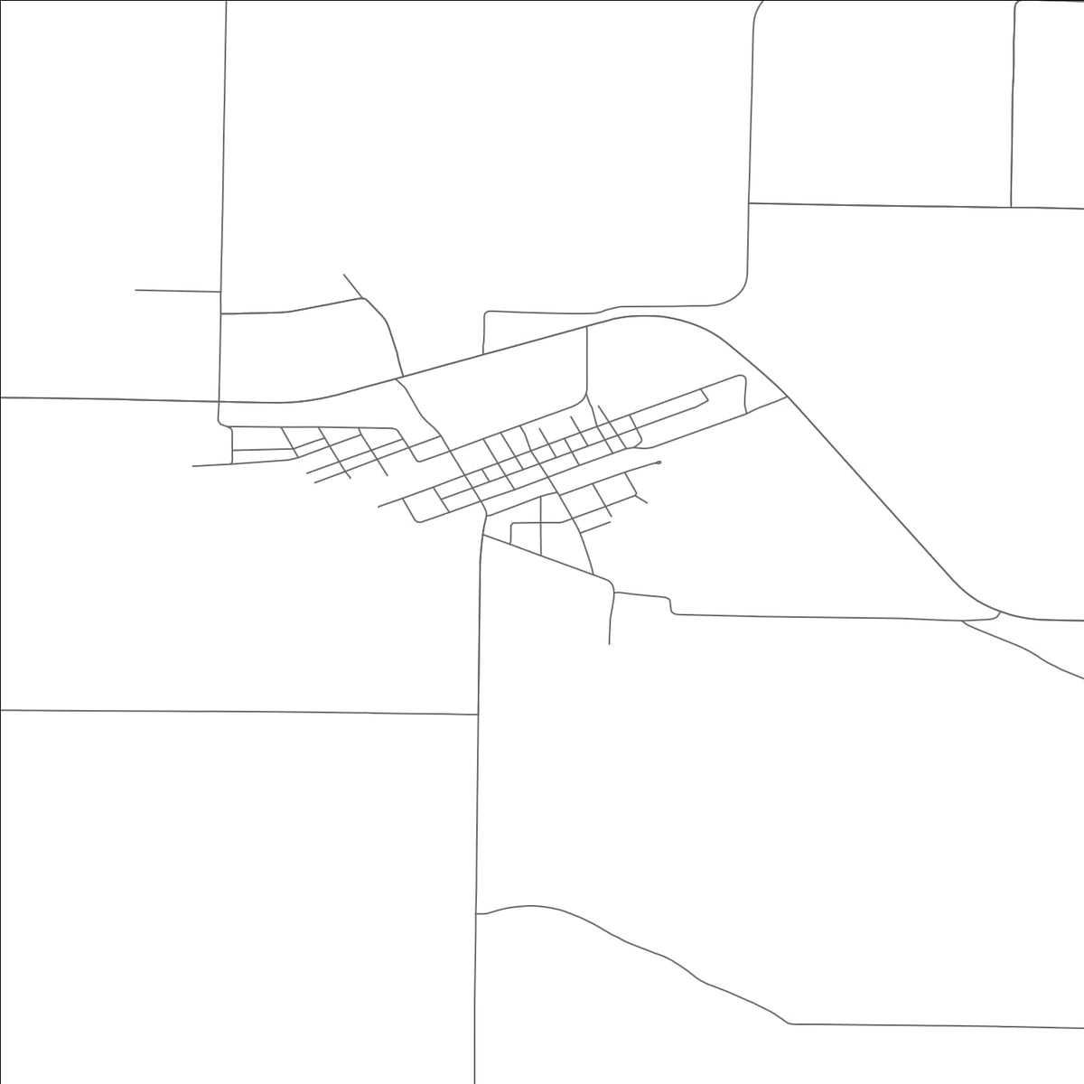 ROAD MAP OF HARDIN, MISSOURI BY MAPBAKES