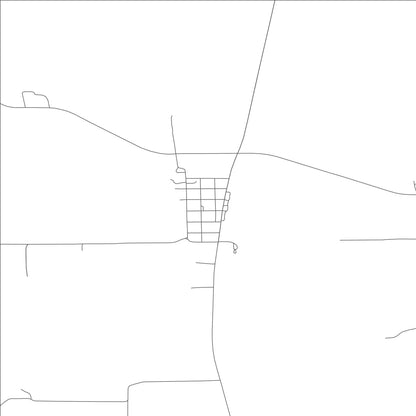 ROAD MAP OF HARRIS, MISSOURI BY MAPBAKES