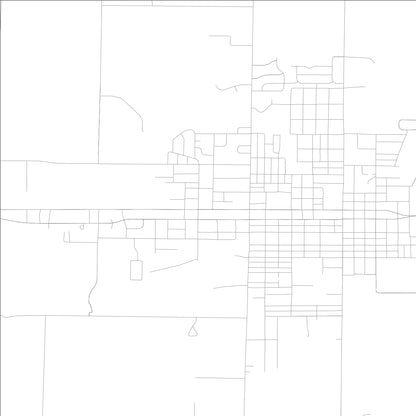 ROAD MAP OF FAIRFIELD, ILLINOIS BY MAPBAKES