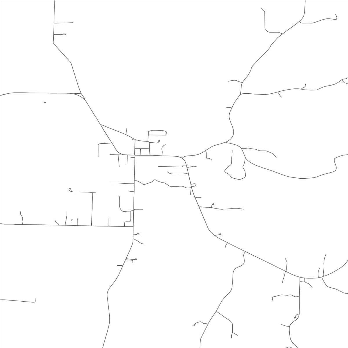 ROAD MAP OF HARRISBURG, MISSOURI BY MAPBAKES