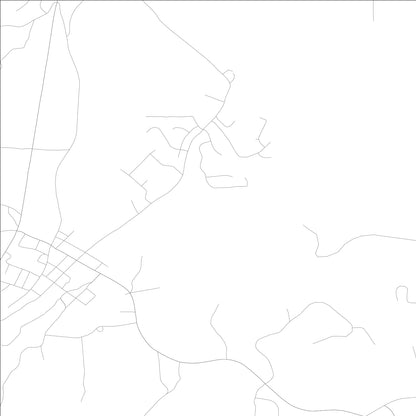 ROAD MAP OF BALL GROUND, GEORGIA BY MAPBAKES