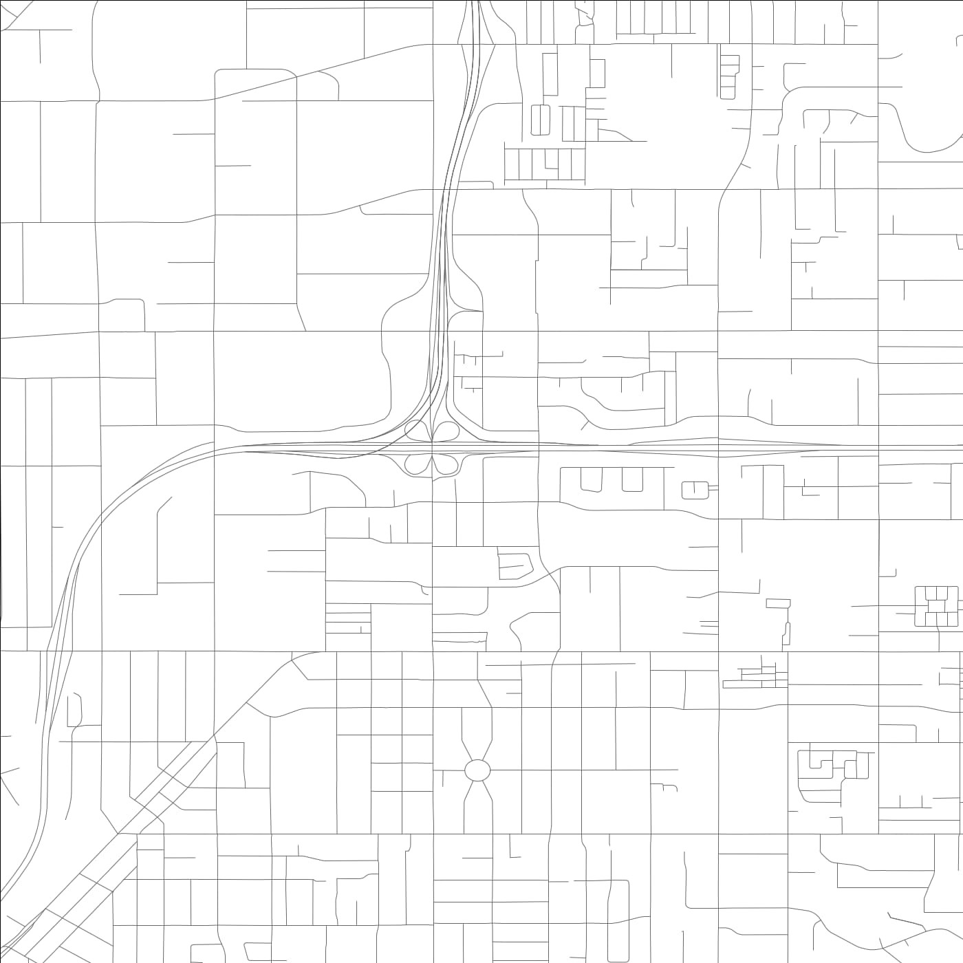 ROAD MAP OF EL CAJON, CALIFORNIA BY MAPBAKES