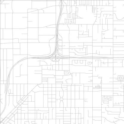 ROAD MAP OF EL CAJON, CALIFORNIA BY MAPBAKES