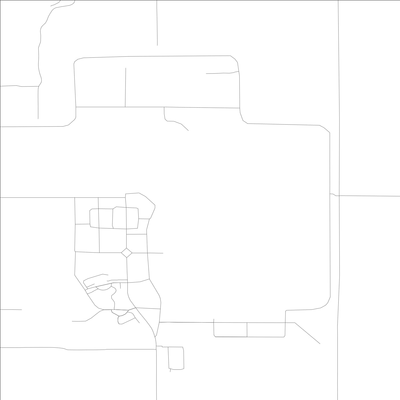 ROAD MAP OF EL CENTRO NAVAL AIR FACILITY, CALIFORNIA BY MAPBAKES