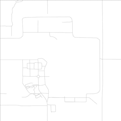 ROAD MAP OF EL CENTRO NAVAL AIR FACILITY, CALIFORNIA BY MAPBAKES