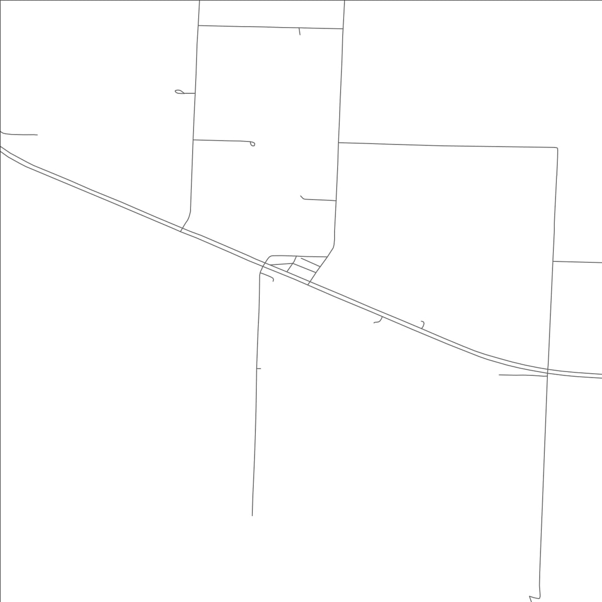 ROAD MAP OF HARTWELL, MISSOURI BY MAPBAKES