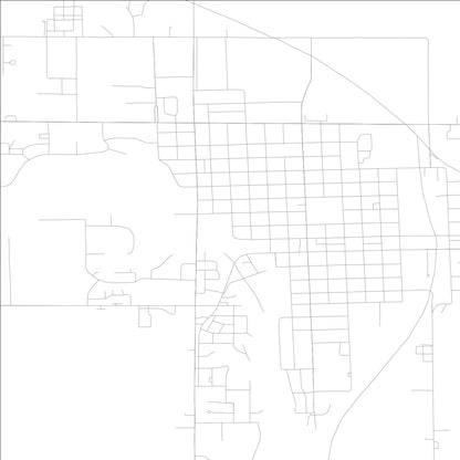 ROAD MAP OF HUMBOLDT, LOWA BY MAPBAKES