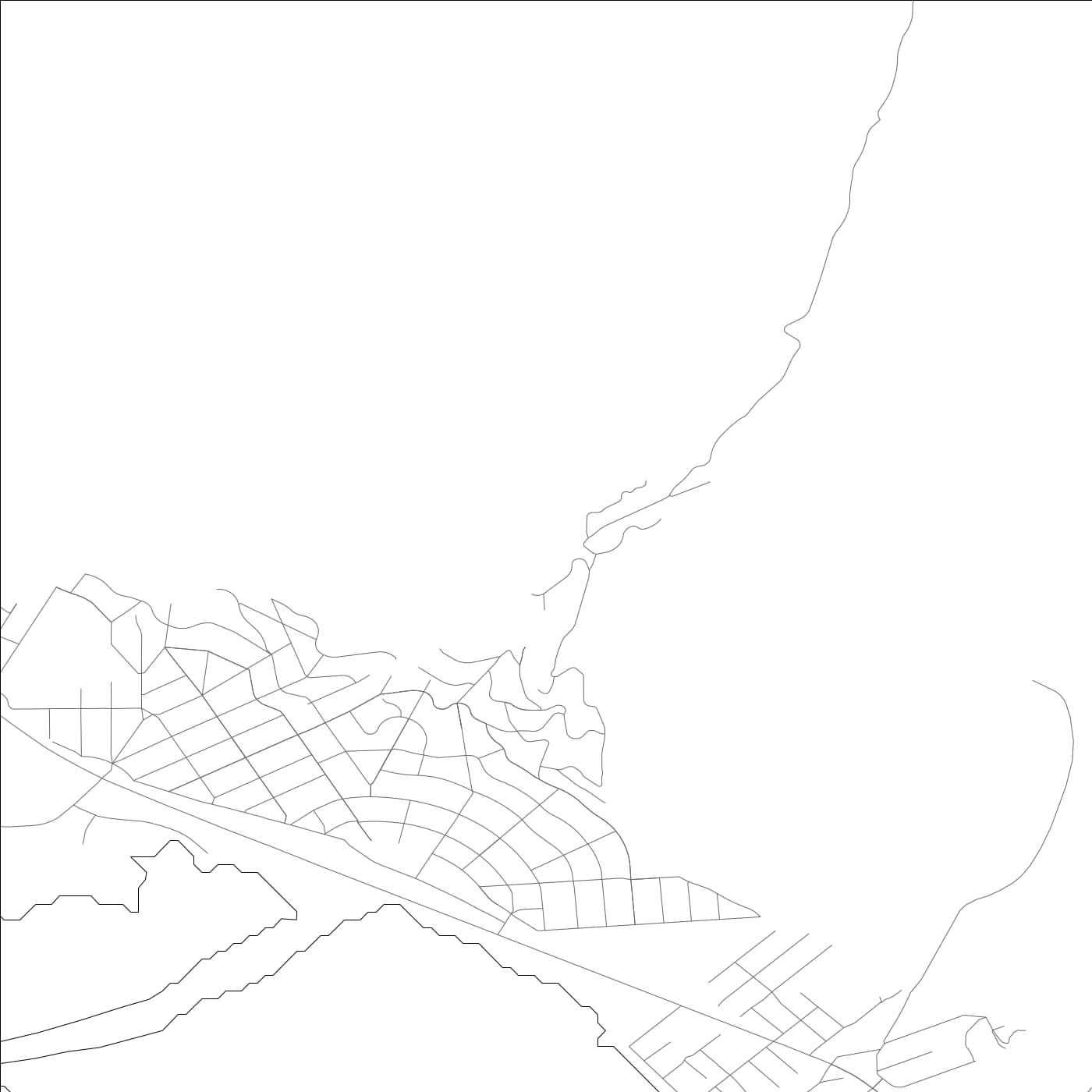 ROAD MAP OF EL GRANADA, CALIFORNIA BY MAPBAKES