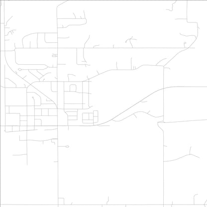 ROAD MAP OF HUXLEY, LOWA BY MAPBAKES