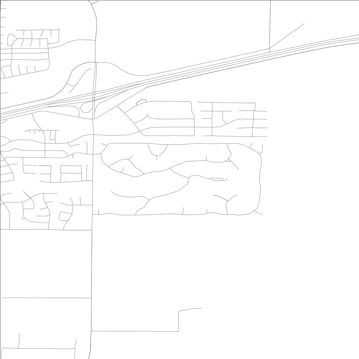 ROAD MAP OF EL MACERO, CALIFORNIA BY MAPBAKES