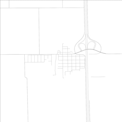 ROAD MAP OF FARMERSVILLE, ILLINOIS BY MAPBAKES