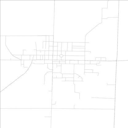 ROAD MAP OF FARMINGTON, ILLINOIS BY MAPBAKES