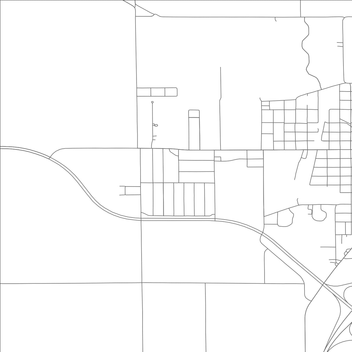 ROAD MAP OF HAYTI HEIGHTS, MISSOURI BY MAPBAKES