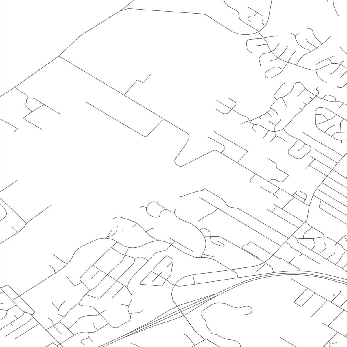 ROAD MAP OF HAZELWOOD, MISSOURI BY MAPBAKES