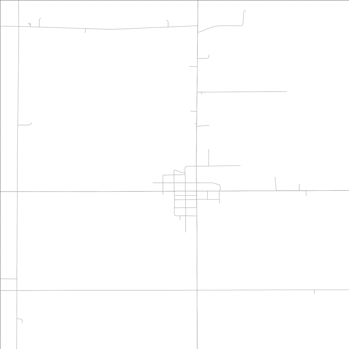 ROAD MAP OF IONIA, LOWA BY MAPBAKES