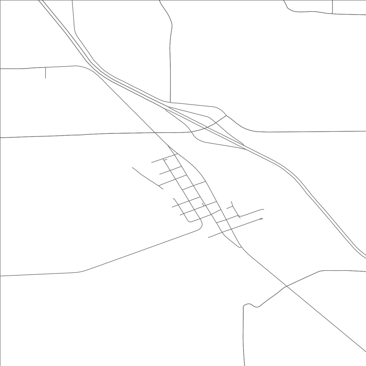 ROAD MAP OF HENRIETTA, MISSOURI BY MAPBAKES