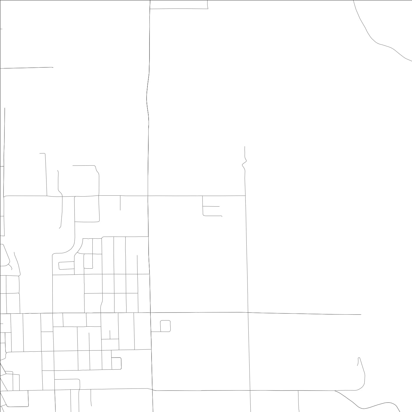 ROAD MAP OF EL RANCHO, CALIFORNIA BY MAPBAKES