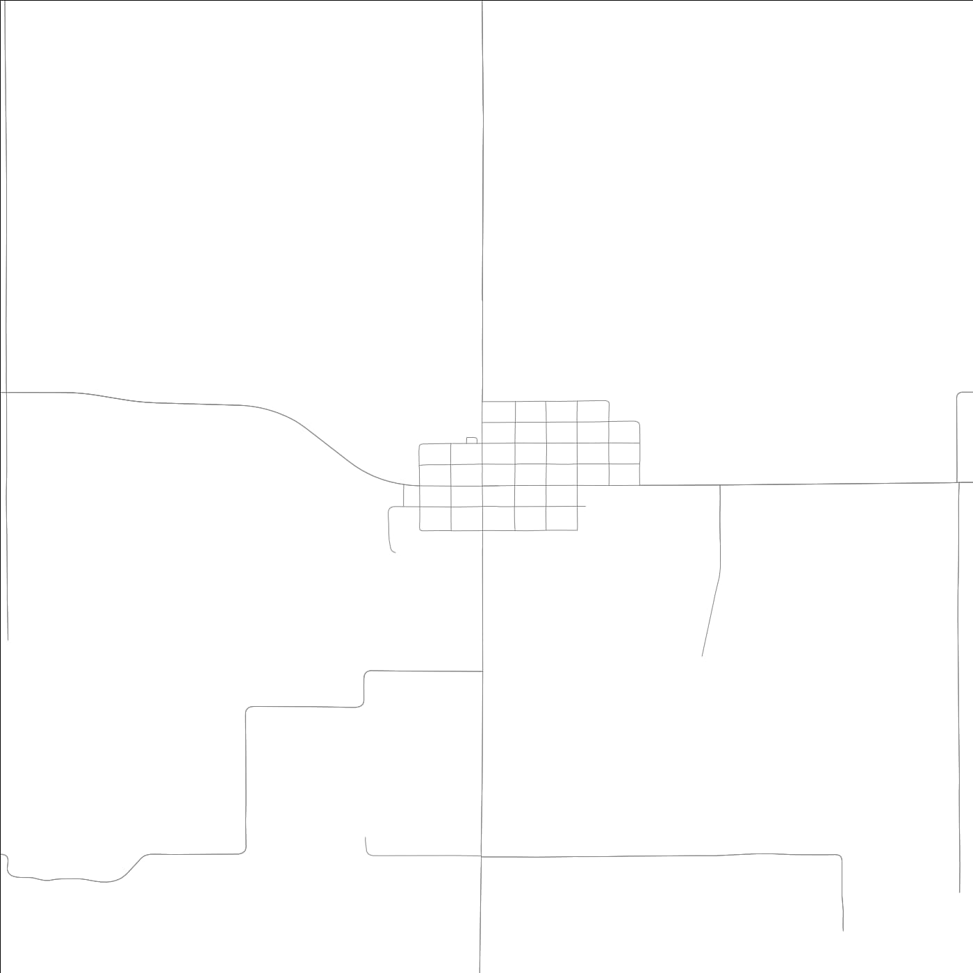 ROAD MAP OF FILLMORE, ILLINOIS BY MAPBAKES