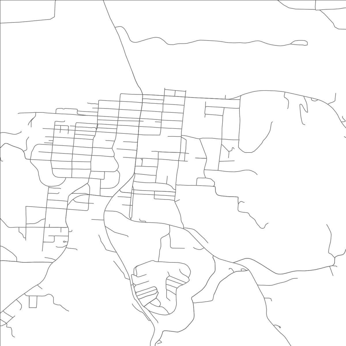 ROAD MAP OF HERMANN, MISSOURI BY MAPBAKES