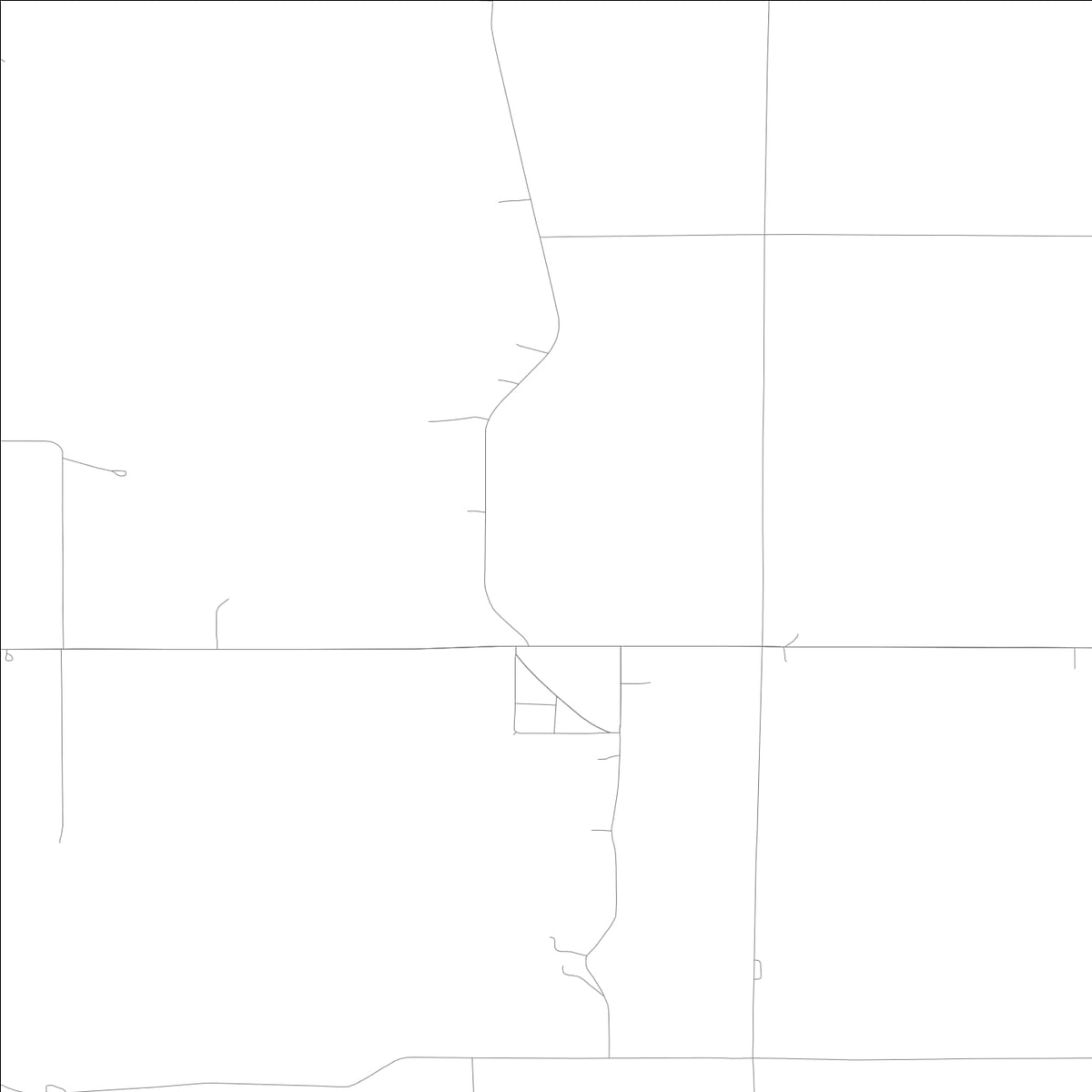 ROAD MAP OF IRVINGTON, LOWA BY MAPBAKES