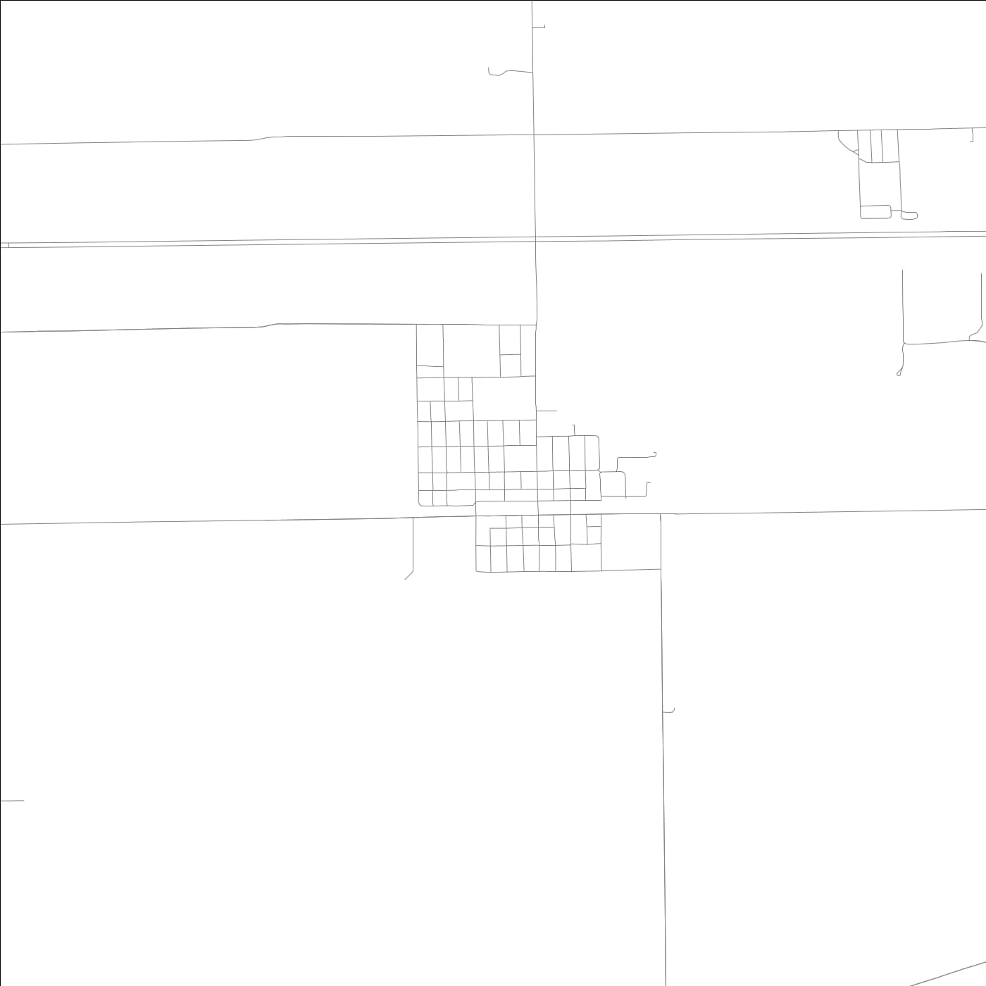 ROAD MAP OF FITHIAN, ILLINOIS BY MAPBAKES