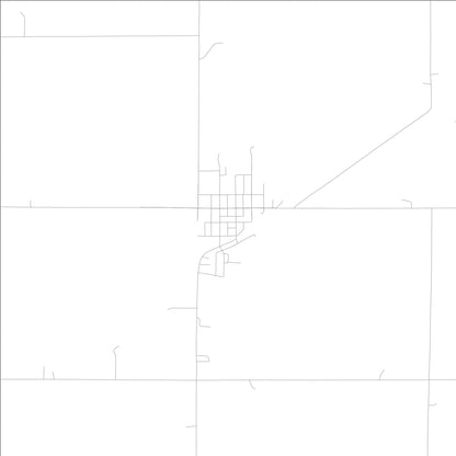 ROAD MAP OF IRWIN, LOWA BY MAPBAKES