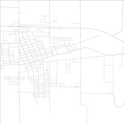 ROAD MAP OF FLORA, ILLINOIS BY MAPBAKES