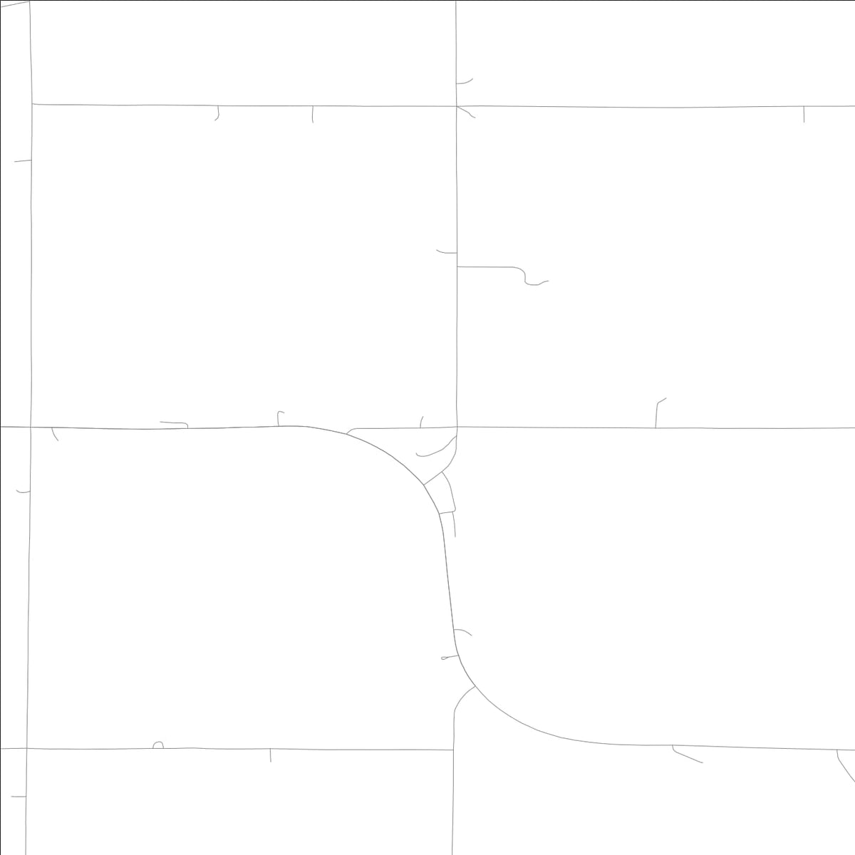 ROAD MAP OF JACKSONVILLE, LOWA BY MAPBAKES