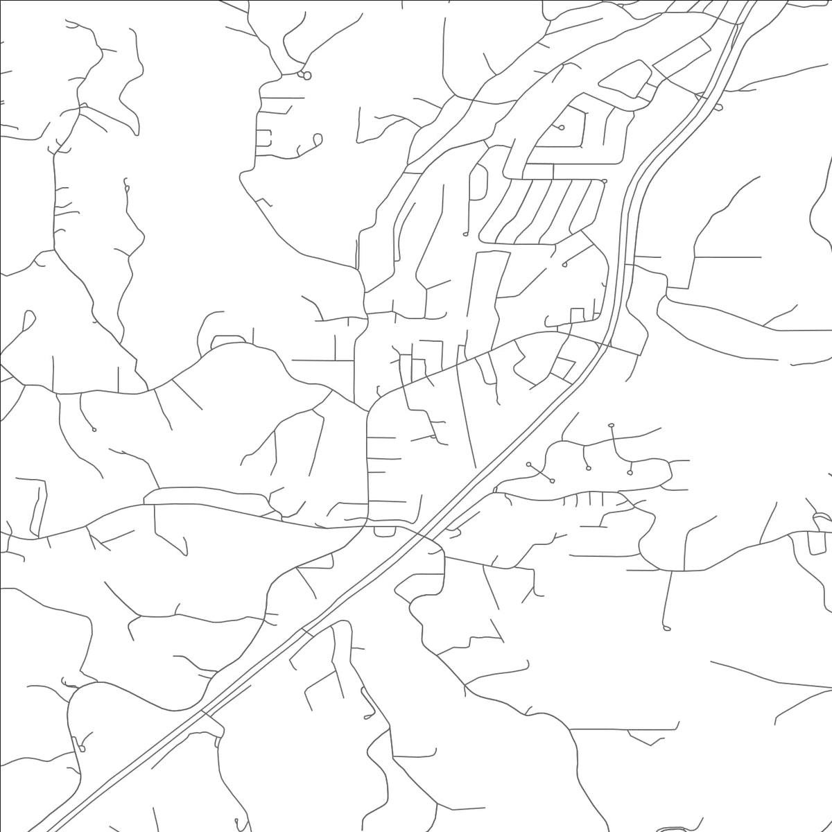 ROAD MAP OF HIGH RIDGE, MISSOURI BY MAPBAKES
