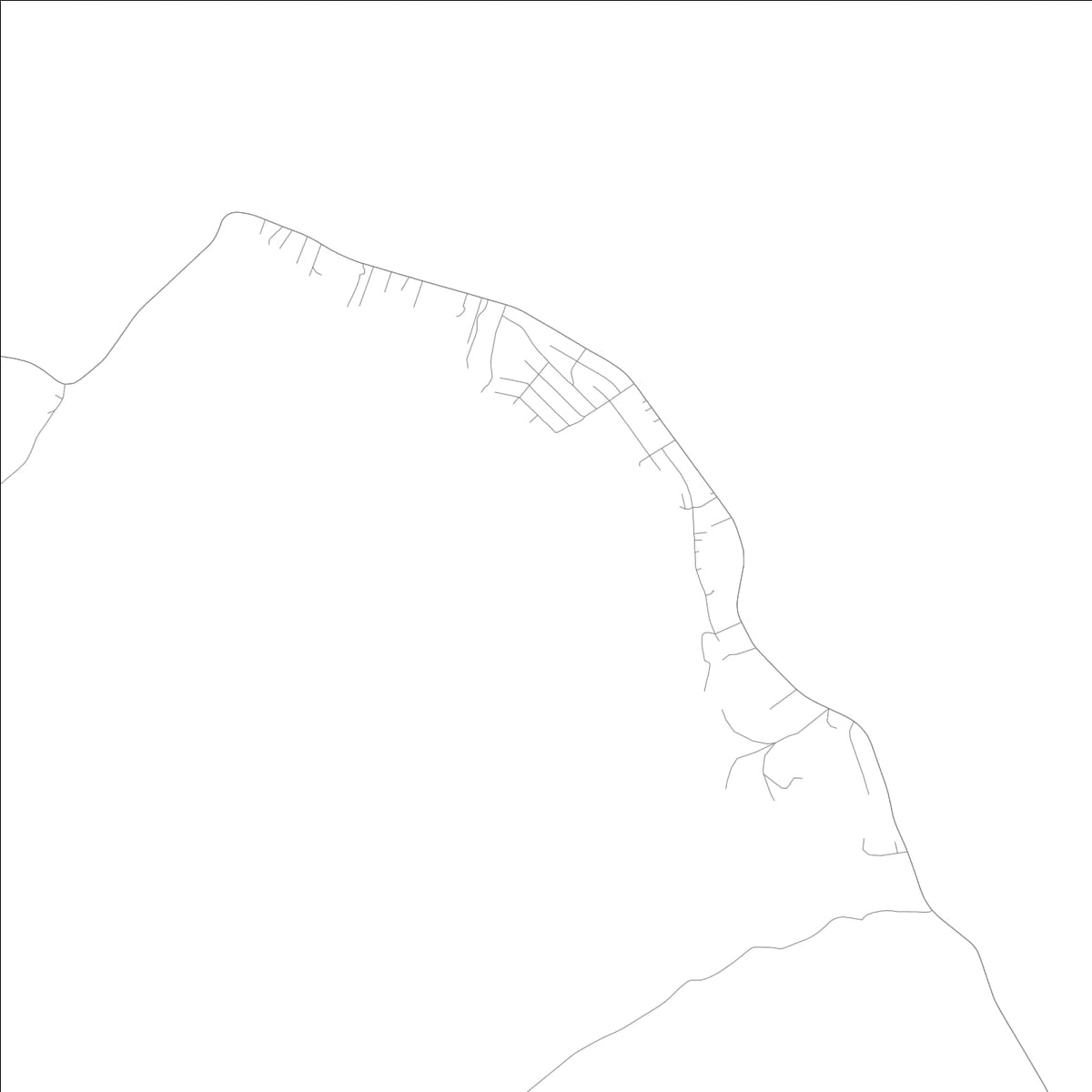 ROAD MAP OF KAAAWA, HAWAII BY MAPBAKES