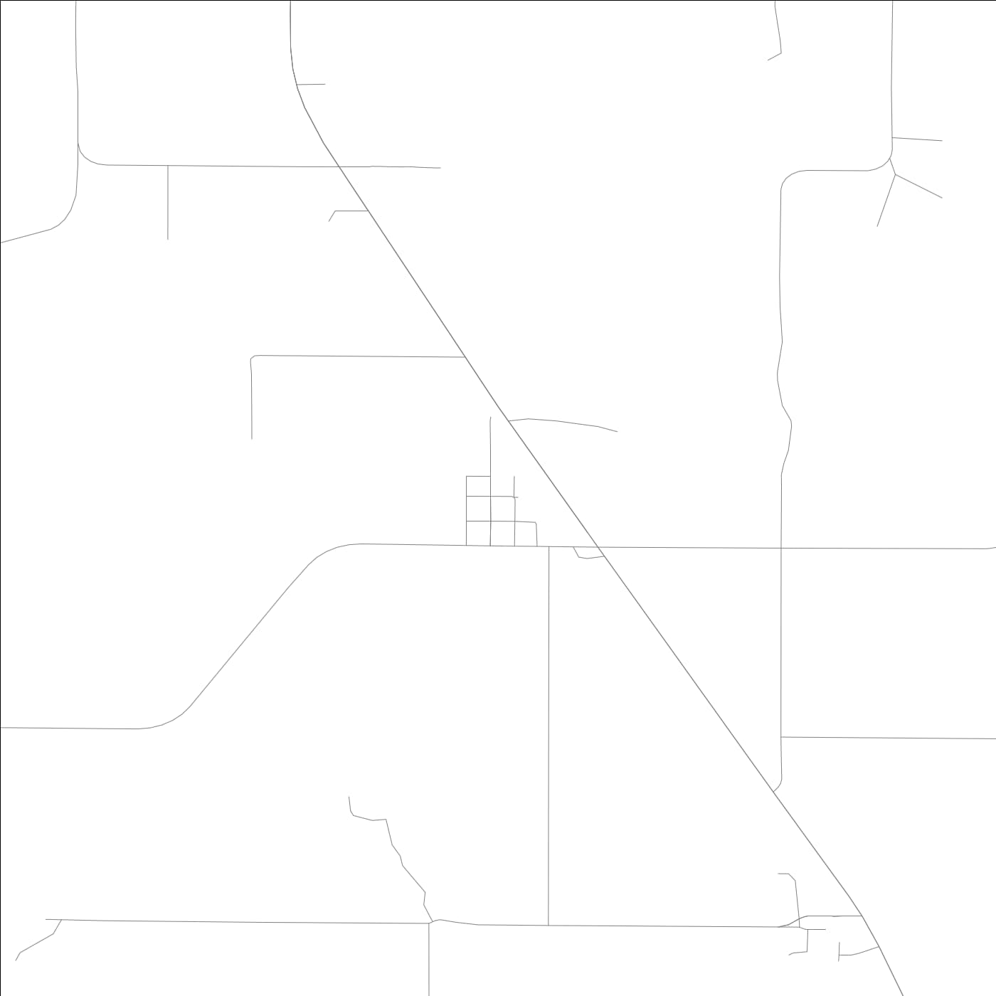 ROAD MAP OF FLORAVILLE, ILLINOIS BY MAPBAKES