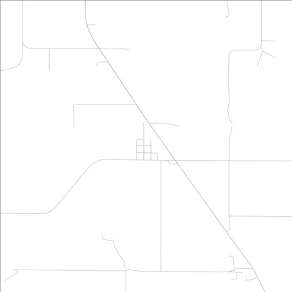 ROAD MAP OF FLORAVILLE, ILLINOIS BY MAPBAKES